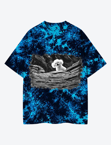 Precious Dog Horror Movie Silence Of The Lambs Halloween Unisex Cotton Handmade Tie-Dye T-Shirt