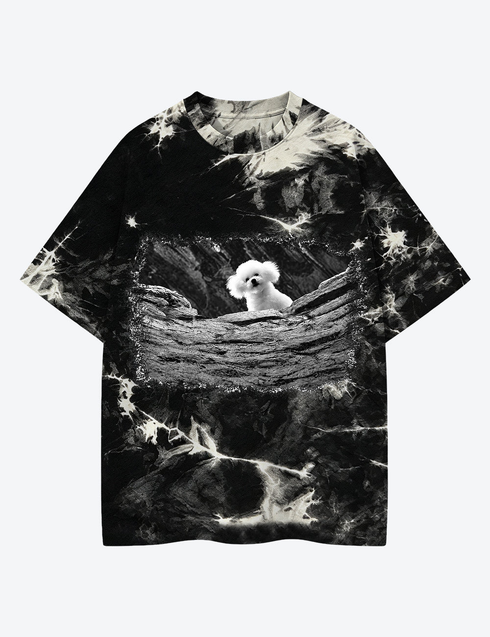 Precious Dog Horror Movie Silence Of The Lambs Halloween Unisex Cotton Handmade Tie-Dye T-Shirt